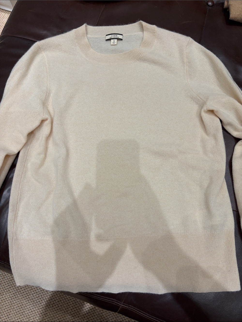 J. Crew Women’s Crewneck Sweater in Cream